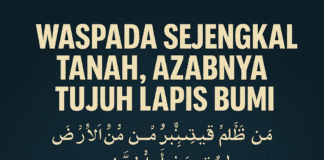 WASPADA SEJENGKAL TANAH, AZABNYA TUJUH LAPIS BUMI