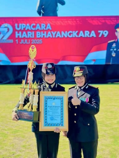Brigadir Sufiana Juara Pertama Lomba Pekarangan Pangan Bergizi Tingkat Polda Jateng