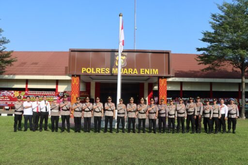 Polres Muara Enim Gelar Sertijab Empat Pejabat Utama, Kapolres Tekankan Dedikasi dan Inovasi