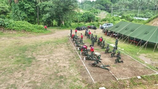 Giat Menembak Awali Lattek Berganda Dikmata TNI AL XLV/I
