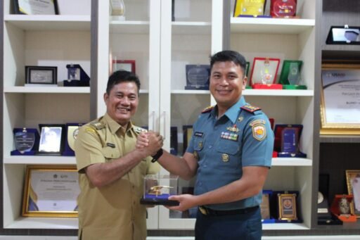 Komandan Lanal Nias Laksanakan Kunjungan Kerja Ke Bupati Nias Selatan