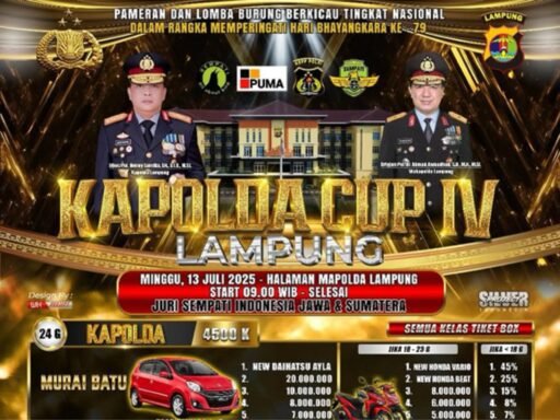 Polda Lampung Gelar Lomba Burung Berkicau, Hadiah Utama Mobil Ayla