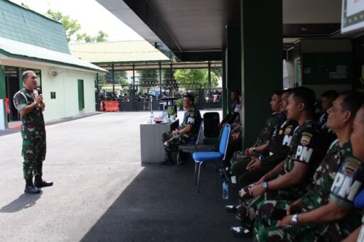 Persiapan Mengikuti Sespim Polri, Wadandenpom I/5 Medan Pamit kepada Personel