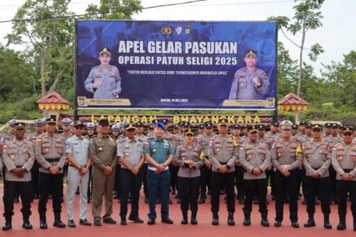 Lanal Bintan Turut Serta Apel Gelar Pasukan Operasi Seligi 2025