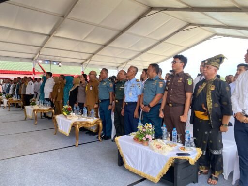 Lanal Bintan Hadiri Acara Peluncuran Kelembagaan 80.000 Kopdes Oleh Presiden RI Secara Daring