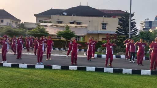 Jaga Kesehatan Tubuh dan Soliditas, Polda Sumsel Laksanakan Olahraga Bersama