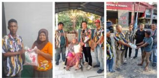 DPD II PKN Kota Medan Berbagi Kepada Kaum Dhuafa