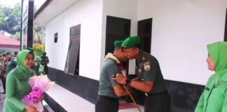 Kodim 0204/DS Gelar Tradisi Militer Penyambutan Calon Komandan Baru