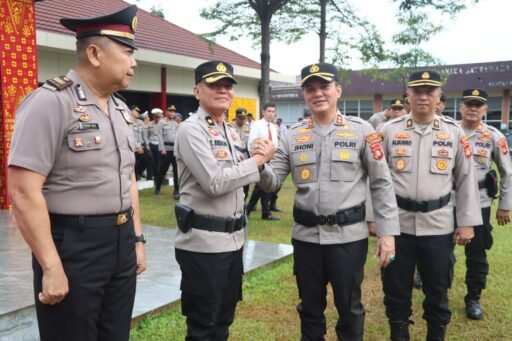 Iptu Azadin Terima Kenaikan Pangkat, Polres Muara Enim Beri Penghormatan Pengabdian Tanpa Cela