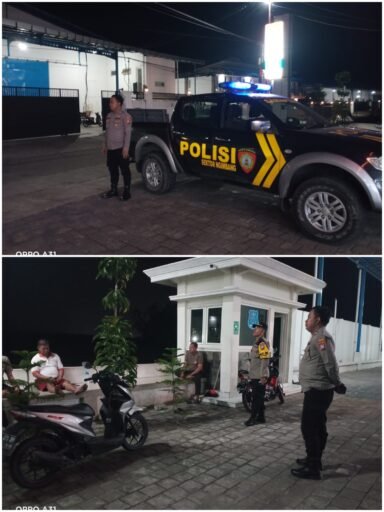 Kapolsek Ngimbang Gencar Gelar Patroli Blue Light Harkamtibmas Dan Tangkal 4C Di Malam Hari