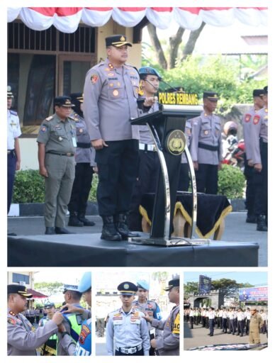 Kapolres Rembang Pimpin Apel Gelar Pasukan Operasi Patuh Candi 2025
