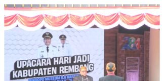 Upacara Peringatan Hari Jadi ke-284 Kabupaten Rembang Berlangsung Khidmat