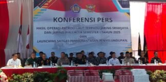 Operasi Patroli Laut Terpadu Bea Cukai Semester 1 2025