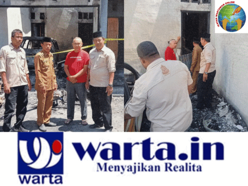 Kunjungan Camat Johan Pahlawan dan Keuchik Seuneubok ke Rumah Korban Kebakaran di Meulaboh