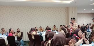 Kwarcab Medan menjadi Narasumber Bimtek Pengelolaan Ekstrakurikuler Pramuka Jenjang SD