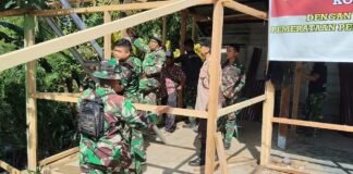 Program TMMD Ke-125 Reguler Kodim 0428/Mukomuko TA 2025,Pasang Dinding dan Timbun Jalan