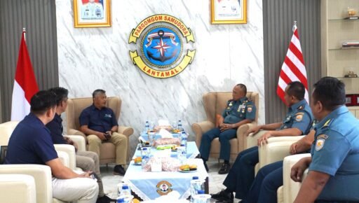 Sinergitas Maritim, Danlantamal I Terima Courtesy Call Executive GM PT. Pelindo Regional 1 Belawan