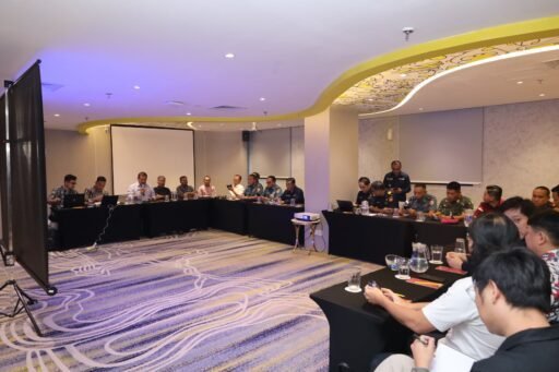 Lanal Bintan Ikuti Kegiatan Rakor Shio To Ship (STS) Labuh Jangkar Kawasan Tanjung Berakit