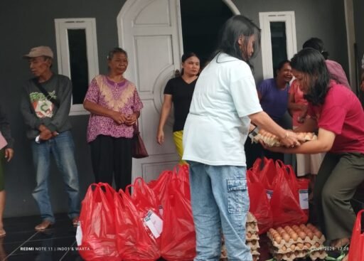 Semarak HUT RI 80 Tahun, THM Melody Karaoke Berbagi Kasih