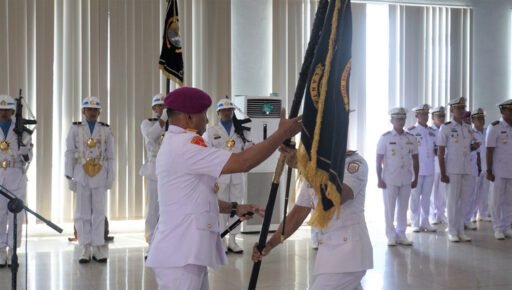 Danlanal Simeulue Hadiri Sertijab dan Pengukuhan Jabatan Di Mako Lantamal I