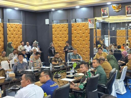 Danlanal Bintan Ikuti Rakor dan FGD Kesiapsiagaan Bencana Kabupaten Bintan Tahun 2025