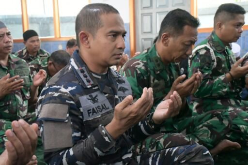 Rayakan HUT RI ke-80, Lanal Palembang Gelar Doa Bersama Penuh Khidmat