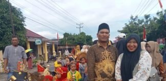 Semarak Karnaval Desa Bonan Dolok Kabupaten Mandailing Natal Meriahkan HUT RI ke-80