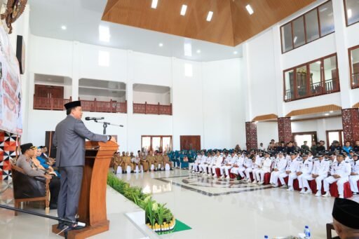 Lantik 60 Peratin, Parosil Mabsus Minta Prioritas Pembangunan Infrastruktur.