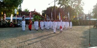 Paskibra Kecamatan Pondoksalam Tahun 2025 Resmi Dikukuhkan