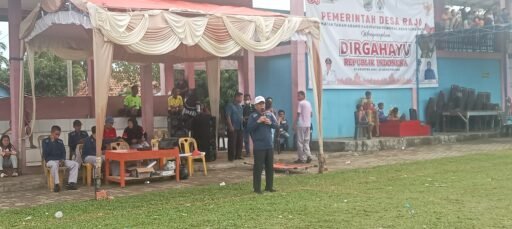 Pemdes Raja Meriahkan HUT RI ke-80 megadakan turnamen bola kaki antar Kampung.