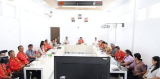 KPK secara virtual melalui Zoom Meeting,kordinasi ke Pemerintah Nias Barat.