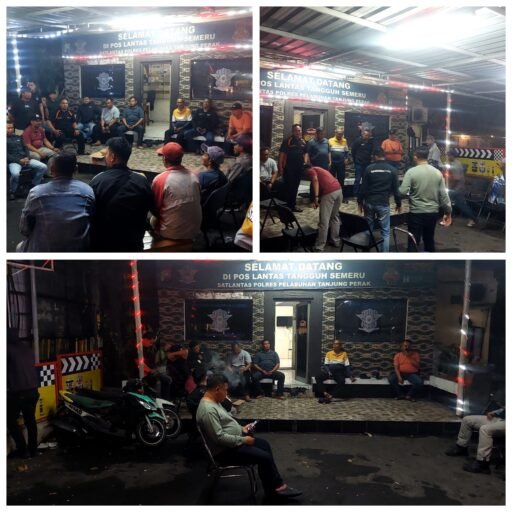 Warga dan Polres Pelabuhan Tanjungperak Kolaborasi Bentuk Pam Swakarsa Jaga Kamtibmas