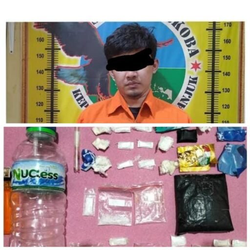 Polres Nganjuk Bekuk Pengedar Sabu di Sawahan, Amankan 3,79 Gram dalam Operasi Tumpas