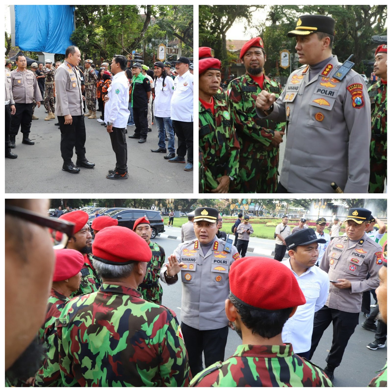 Ajak Warga Jogo Malang Kapolresta Malang Kota Imbau Waspadai Provokasi