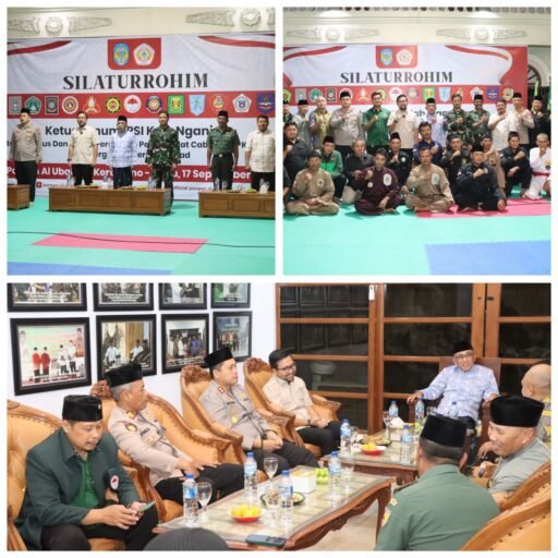 Silaturahmi IPSI di Padepokan Persinas ASAD, Kapolres Ajak Jaga Kedamaian Nganjuk