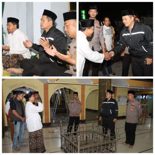 Kapolres Nganjuk Gelar Silaturahmi Kamtibmas di Masjid Al-Mubarok Berbek