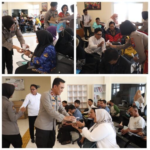 Siapkan Makan Gratis untuk Pemohon SKCK, Polres Mojokerto Kota Hadirkan Layanan Prima yang Humanis