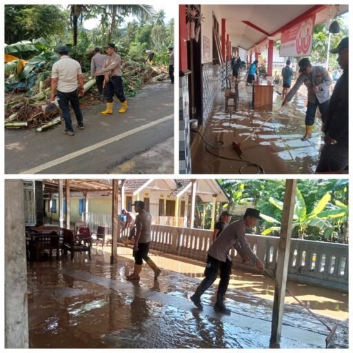 Polisi Bersama BPBD Tangani 2.228 Jiwa Terdampak Banjir di Malang Selatan