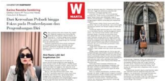 Karina,Wanita yang Menginspirasi dari Kepri Jadi Cover Majalah Inspiratif Nasional Edisi September