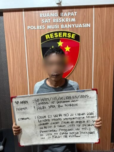 Pengeboran Minyak Ilegal Ancam Nyawa, Polisi Tetapkan Satu Tersangka di Muba