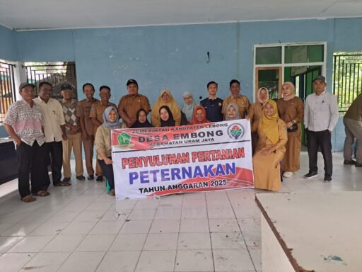 Penyuluhan Pertanian dan Peternakan di Desa Embong Kecamatan Uram Jaya.