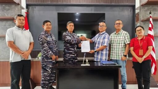 PLN UPT Pekanbaru dan Lanal Bintan Bersinergi Amankan SKLT 150 kV Batam-Bintan