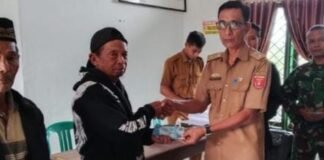 Pemdes Campang Tiga, Salurkan BLT-DD Tahap Pertama Tahun 2025 Untuk 16 KPM