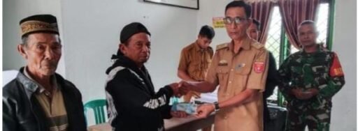 Pemdes Campang Tiga, Salurkan BLT-DD Tahap Pertama Tahun 2025 Untuk 16 KPM