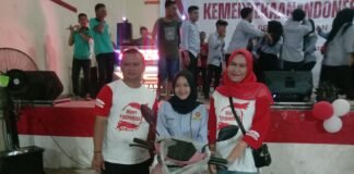 Malam Puncak Acara Kemeriahan Desa Betung Selatan Pembagikan Hadiah Perlombaan HUT RI ke-80