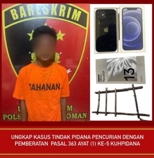 Polsek Babat Toman Ungkap Kasus Pencurian dan Penadahan di Lawang Wetan