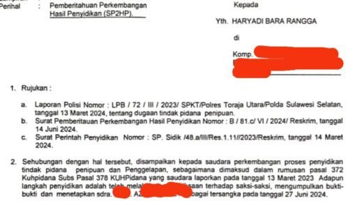 Sudah Setahun Ditersangkakan Kasus Dugaan Penipuan Puluhan Milyar, ada Apa AzF Belum Ditahan