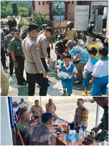 Polsek Ngimbang Bersama Forkopimcam Monitoring SPPG Yayasan Al -Falah Di Desa Drujugurit Ngimbang