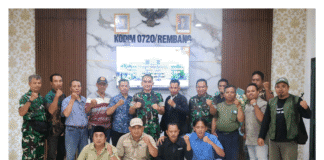 PWR dan Kodim 0720 Rembang Perkuat Sinergitas Lewat Silaturahmi