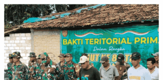 Sambut HUT ke-80, TNI dan Warga Kuangsan Bersihkan Sungai Sepanjang 1,5 Km